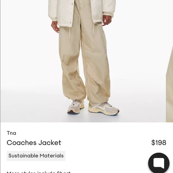 Brand new without tags Aritzia coaches jacket - Picture 2 of 2